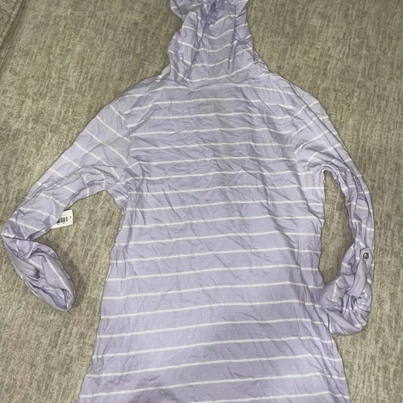 Old Navy  |   Striped Hoodie - Purple and white - Picture 4 of 11
